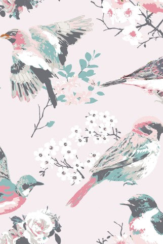 Jerseyfugle og blomster