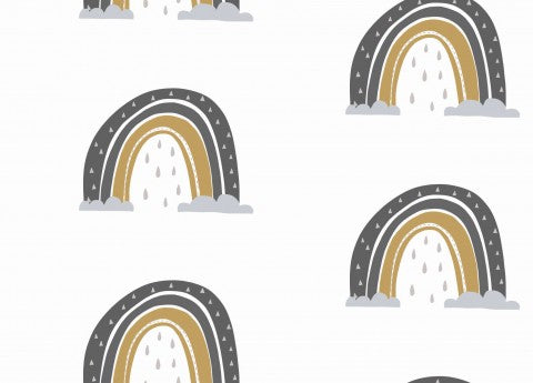 French Terry Regnbågar och Moln