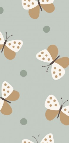 Canvas cotton butterfly pattern – stock vector