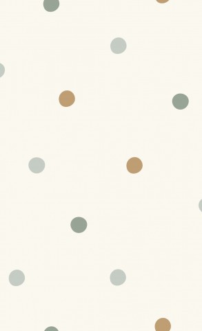 Canvas cotton a polka dot pattern on a white background
