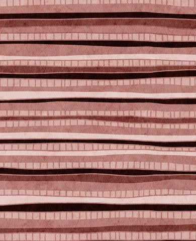 Musselin einen rosa und braun gestreiften Stoff mit vertikalen Linien