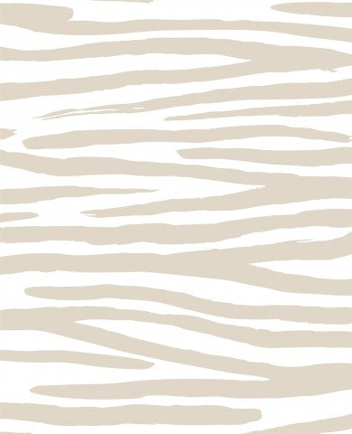 SoftShell a white and beige zebra stripe wallpaper