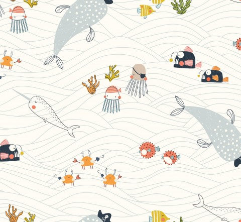 Muslin marine animals and fish