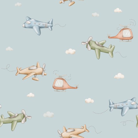 Bauen Sie einzigartige Flugzeug-Modelle aus Canvas-Baumwolle - DuskySky-Stoff für 16x16cm, ideal für Modellflugzeuge und Kreationen