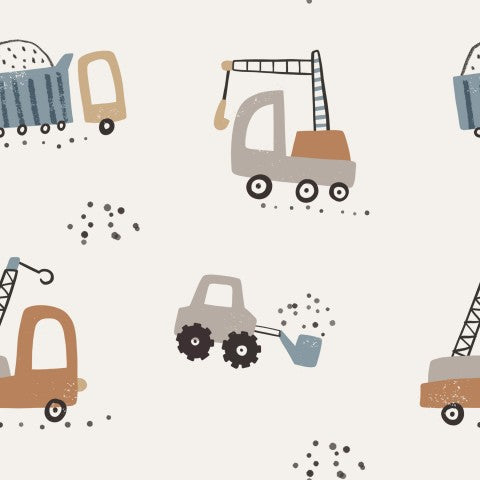 Véhicules et camions de construction de Jersey