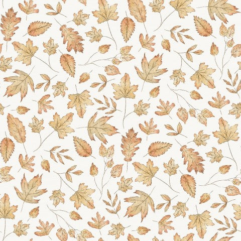 SoftShell pattern of leaves on a white background