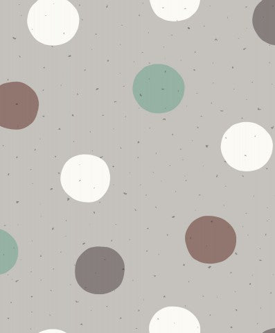 SoftShell a polka dot pattern on a grey background