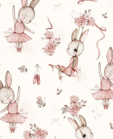 Ballerina Bunny Cream: Seidele bayersk bomuldsblanding i cremefarvet slør til dit næste beklædningsgenstand eller tilbehør - Fås årligt