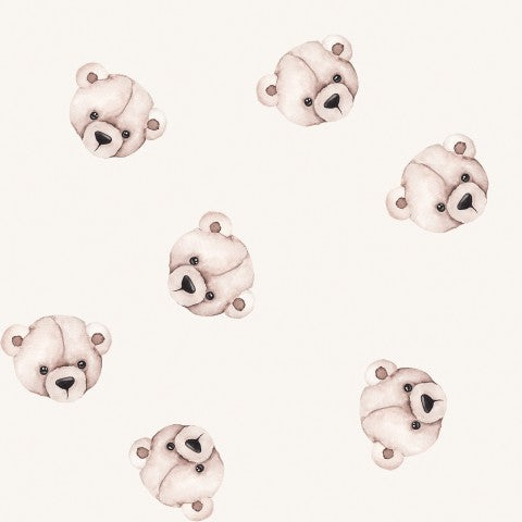 Vandtæt stof en gruppe bamser på en hvid baggrund