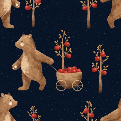 Panama bears and apples