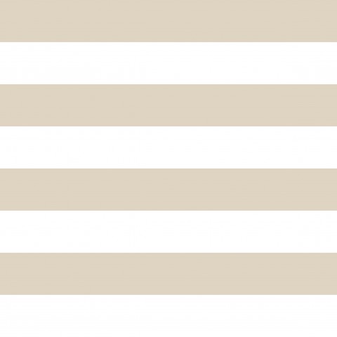 Rib Jersey et hvidt og beige stribet tapet