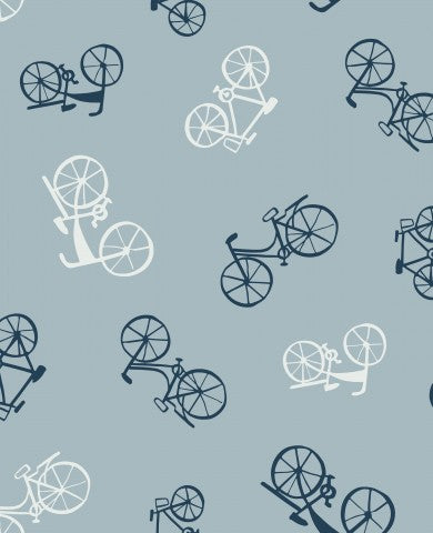 Panama bicycles on a blue background