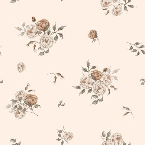 Scopri il materiale perfetto per la tua prossima proiezione: Canvas Cotton Flowers Sepia! Colori naturali, fiori vivaci e una meravigliosa tonalità seppia in un