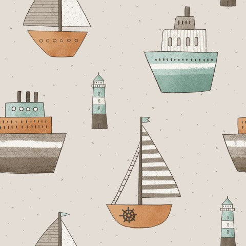 Waterproof fabric boats and lighthouses