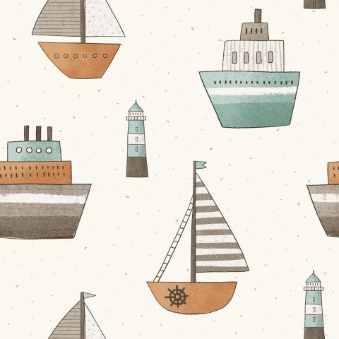 Panama boats and lighthouses