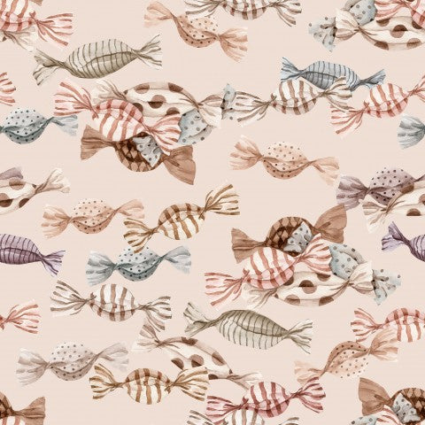 Kleiner Candy Sepia-Canvas aus Baumwolle - ideal für Nähereien! 100% Baumwolle, leichte Struktur und schöne Sepia-Töne. Meterware zum nähen.