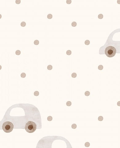 Basis für Ihre nächste Kreation: Canvas Baumwolle Cars big light beige, 100% Baumwolle, meterware, zum Nähen