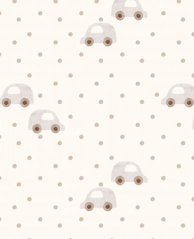 Muslin-biler og prikker