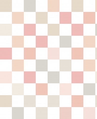 SoftShell a pink and white checkerboard pattern background