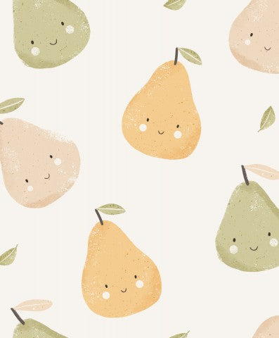 Jersey pears and leaves