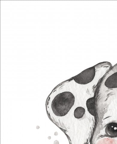 Waterproof fabric a watercolor of a Dalmatian