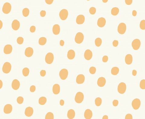 Panama an orange and white polka dot pattern