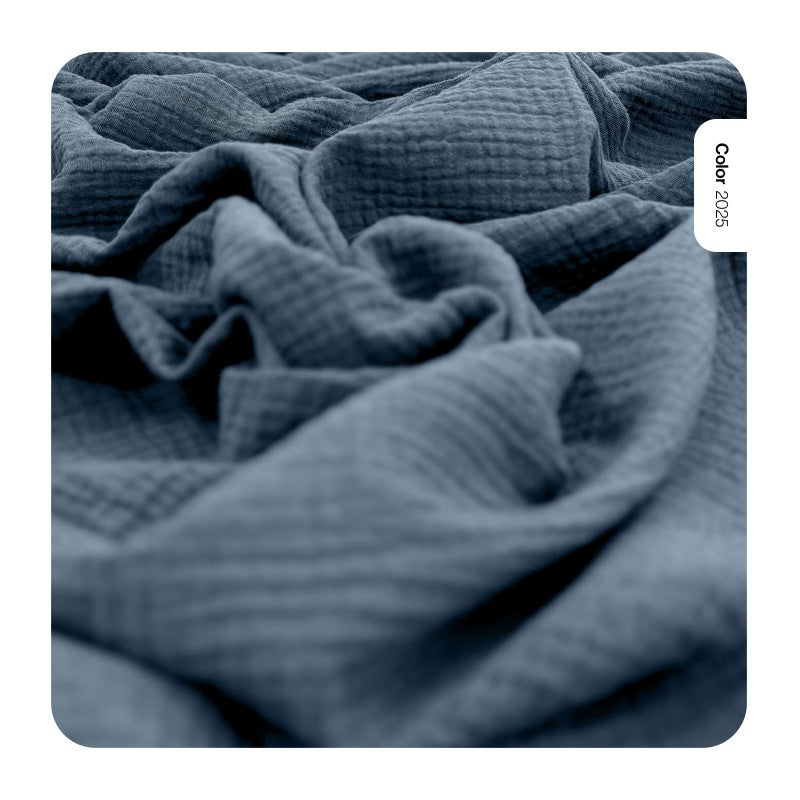 Double Gauze Dusty Blue