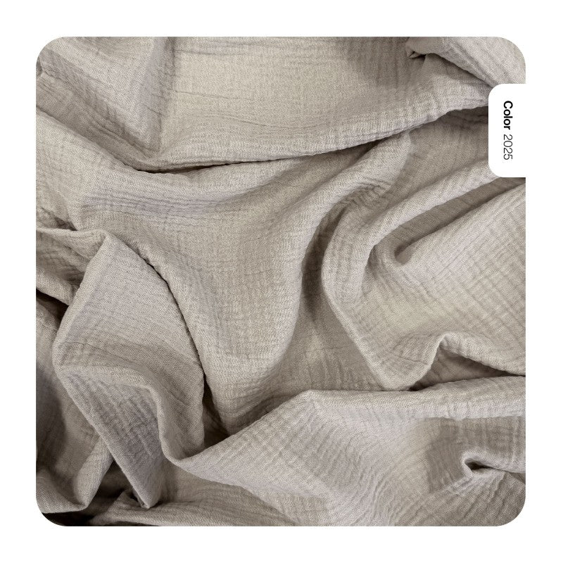 Double Gauze Warm Beige