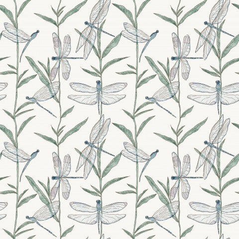 Entdecken Sie unser lebendiges Canvas Baumwolle Dragonfly Garden - tolle Stoffe für Ihre nächsten Nähekreationen! Baumwolle Qualität, einzigartige Drachenflieg