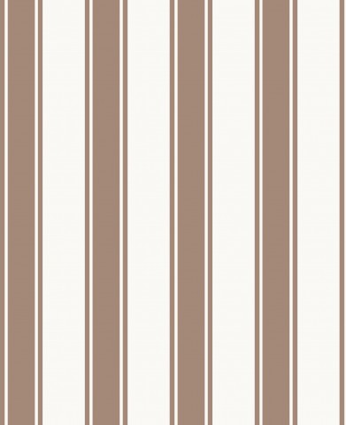 Waterproof fabric a striped wallpaper with brown and white stripes
