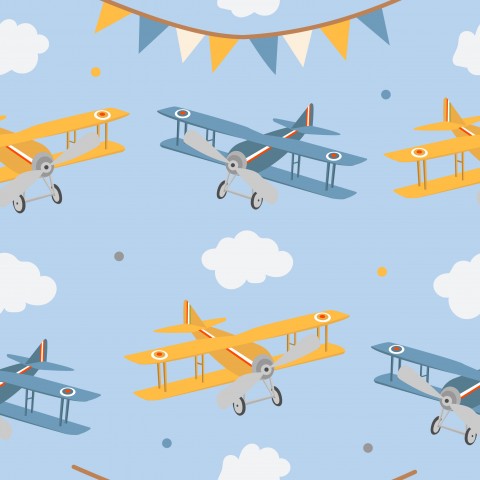 Panama planes and clouds