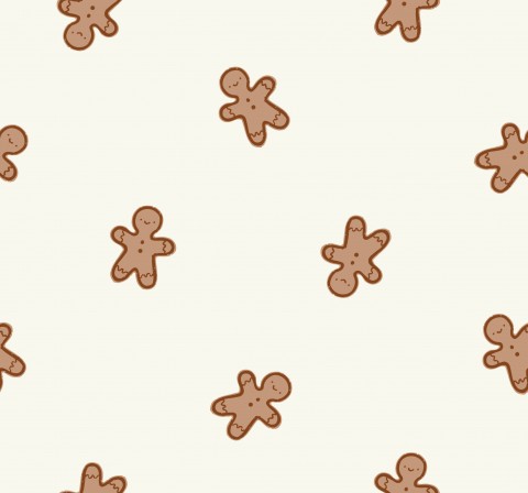 Canvas Baumwolle Einfache Lebkuchen-Neutralcreme: Naturfarben inspiriert von deutschen Weihnachtsbräuchen, passend für Ihre eigenen Kreationen - Baumwoll-Stoff