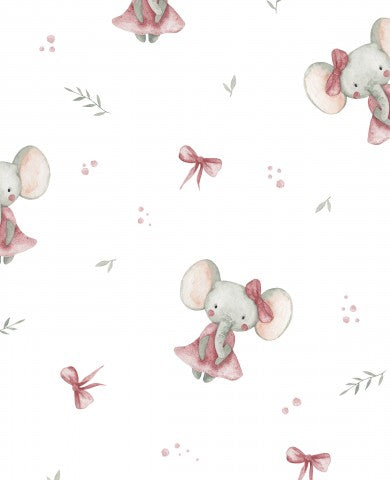 Waterdichte stof aquarel olifanten