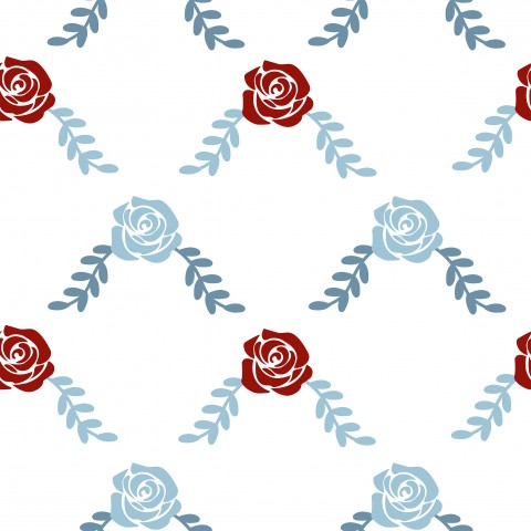 Einfach elegant: Baumwoll-Canvas mit kleinen Rosen-Mustern in leuchtenden Farben. Ideal für Ihre nächste Projekt - einzigartige Stoffe aus Baumwolle zum nähen,