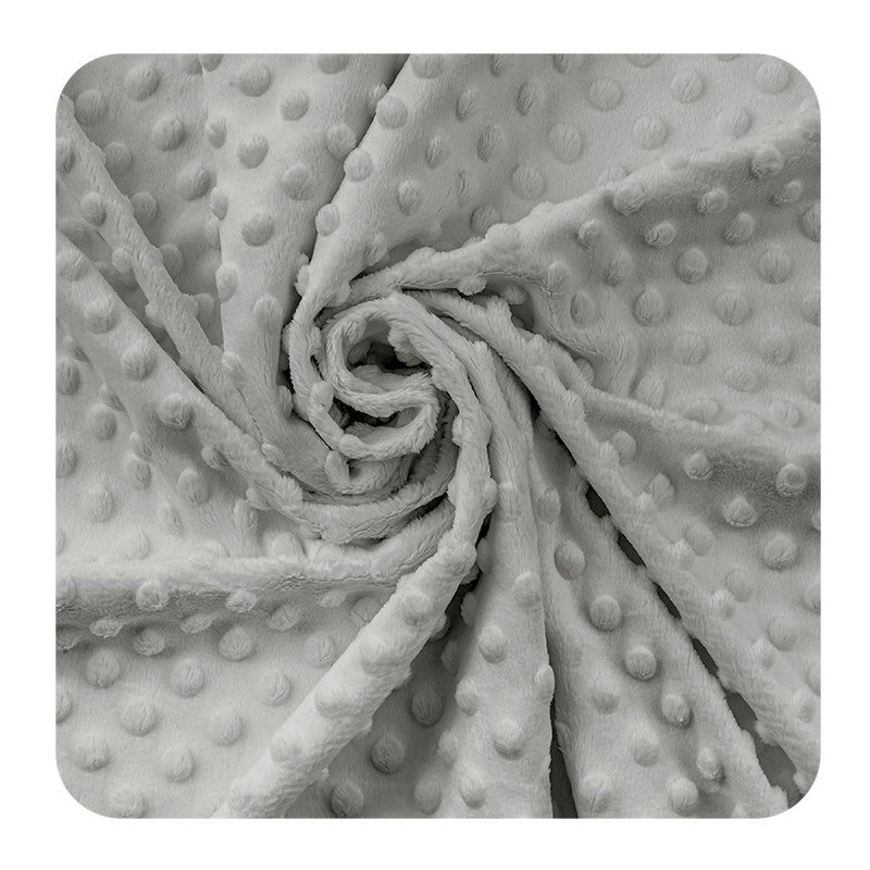 Plush Minky Dotted: Glacier