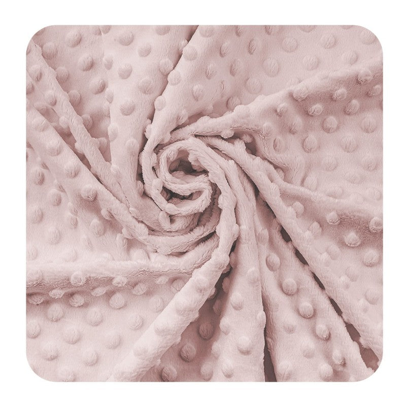 Plush Minky Dotted: Sephia Rose
