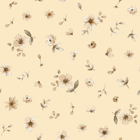 Vivi la freschezza della natura con la nostra tela di cotone floreale Anna Sun! Tessuto conveniente per cucire, ideale per i tuoi capi e accessori.
