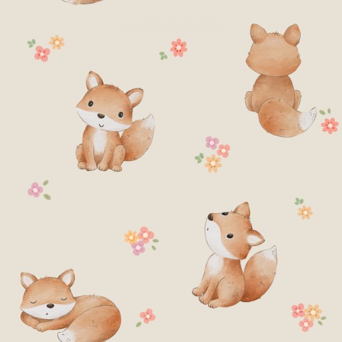 Baumwoll-Canvas-Stoff in Beige-Tönen - ideal fürs Nähen: Foxes Beige Canvas Baumwolle, 100% naturbelassene Qualität, Meterware zum direktverwenden.