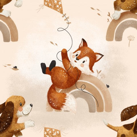French Terry Fuchs, Hund und Drachen