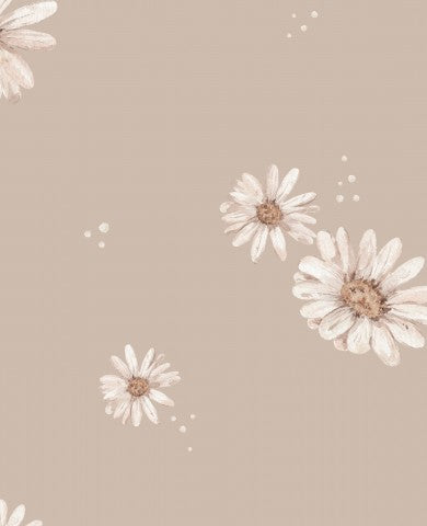 Zacht en lichtgewicht als plastic: Canvaskatoen daisy-latte, ideaal voor mode & accessoires, tafelkleden, tassen & meer. Katoenkwaliteit met een