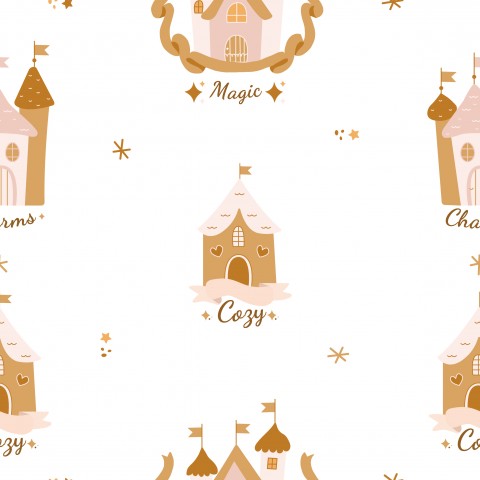 Musselin Schloss und Zauberwörtern