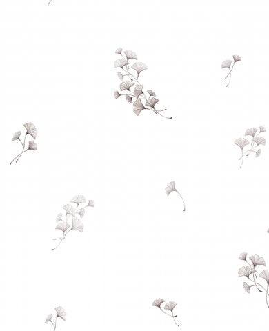 Motif panaméen de feuilles sur fond blanc