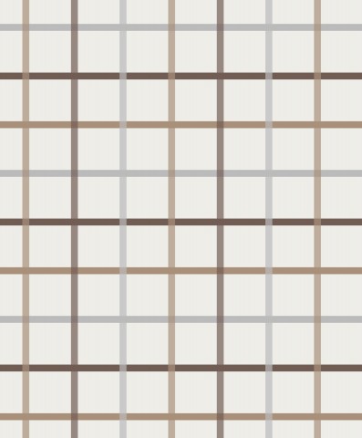 Muslin a brown and white checked wallpaper pattern