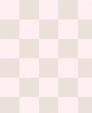 Tessuto impermeabile con sfondo a quadretti rosa chiaro e bianco