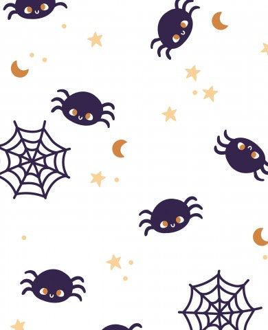 Weißer Baumwoll-Canvas für Halloween-Spinnennetz - 100% Baumwolle, meterweise lieferbar, ideal zum nähen von Kostümen und Accessoires!