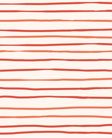 French Terry einen orange-weiß gestreiften Hintergrund