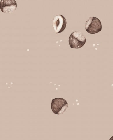 SoftShell nuts on beige background