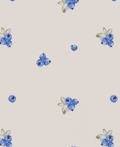 Panama a blueberry pattern on a beige background