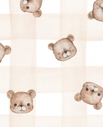 Jersey watercolor teddy bears