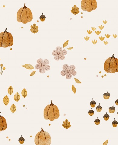 Waterproof fabric pumpkins and acorns